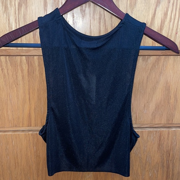 Danielle Bernstein cropped tank M slinky rib jersey brand new by WeWoreWhat - Picture 5 of 7